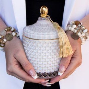 Heart and GEMS  Signature Luxury Candle